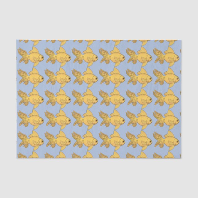 Fish Illustration tissue paper (Front)