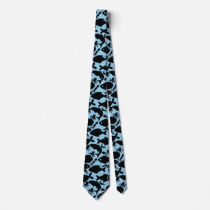 Fish in the net FN2508A. LBlue BG Tie