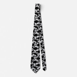 Fish in the net FN2508A.LGrey BG Tie