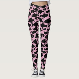 Fish in the net FN2508A.Pink BG Leggings