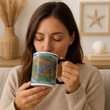 Fish in the Ocean Abstract Art