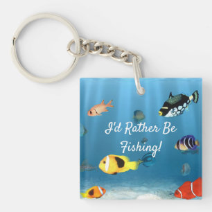 Fish In The Ocean  Key Ring