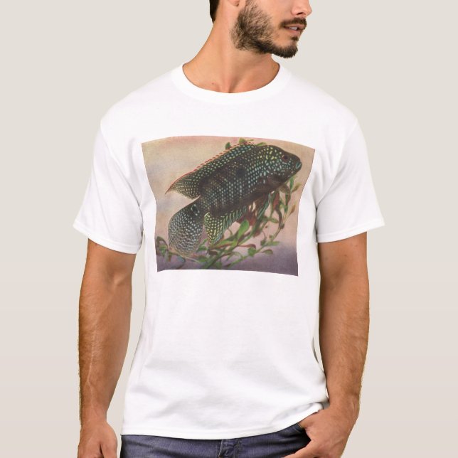 Fish - Jack Dempsey - Archocentrus octofasciatus T-Shirt (Front)