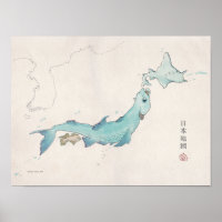 Fish Japan map (unlabeled)