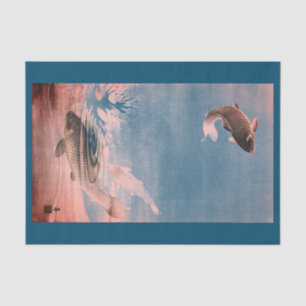 FISH JUMPING IN WATER Tissue Paper