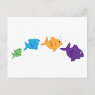 Fish Jumping Postcard