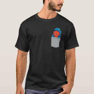 Fish Keeping - Betta In Pocket - Siamese Fighting  T-Shirt