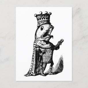 Fish king  postcard