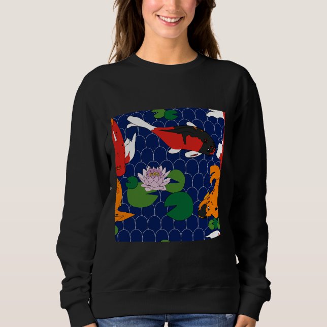 Fish Koi Fish 200 Sweatshirt (Front)