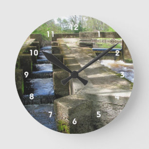 Fish Ladder ~ clock