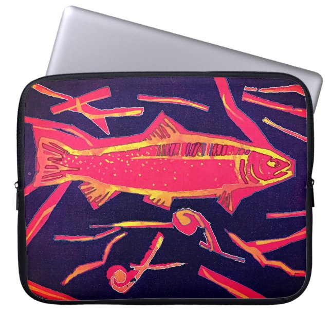Fish Laptop Sleeve (Front)