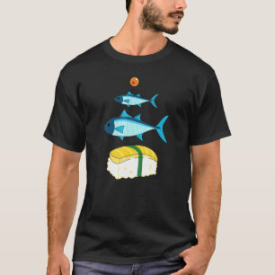 Fish Life Cylce Nigri Sushi T-Shirt