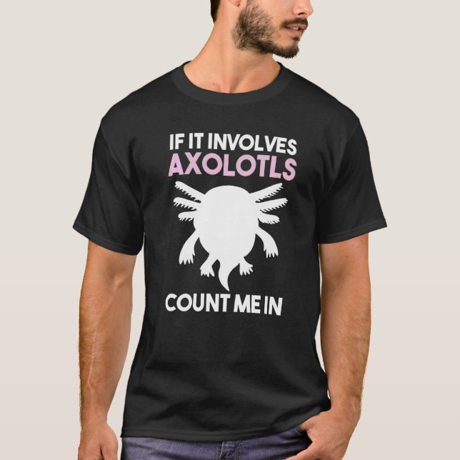 Fish Lizard Axolotl T-Shirt (Front)