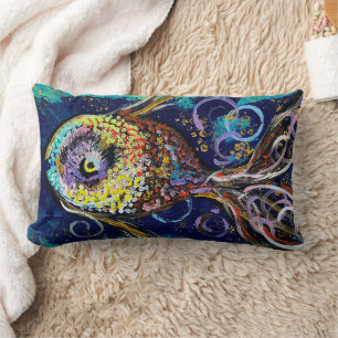 Fish Lumbar Pillow throw pillow