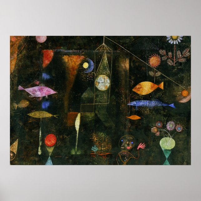 Fish Magic, 1925 by Paul Klee Poster (Front)