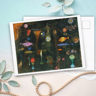 Fish Magic, Paul Klee 1925 Postcard