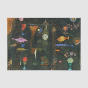 Fish Magic, Paul Klee Abstract Art Tissue Paper