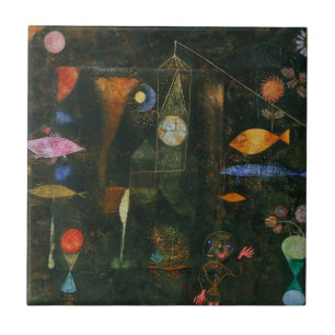 Fish Magic - Paul Klee Ceramic Tile