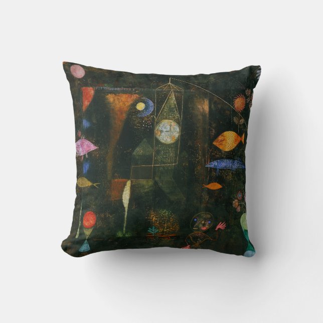 Fish Magic - Paul Klee Cushion (Front)