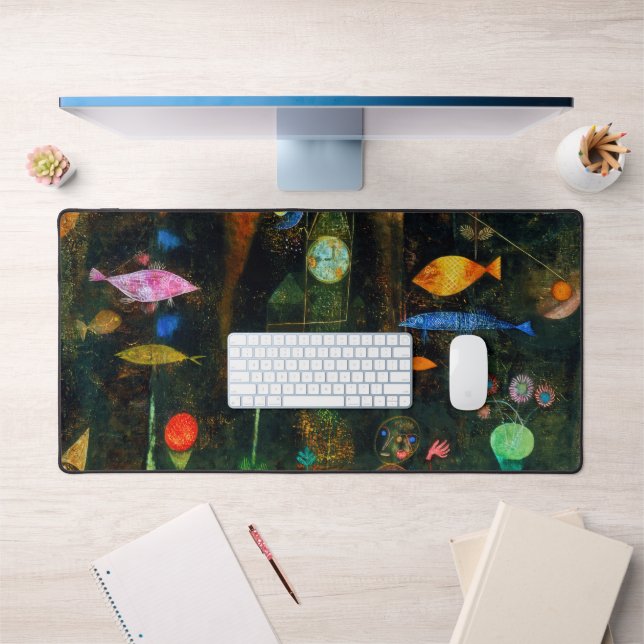 Fish Magic, Paul Klee Desk Mat (Office 1)