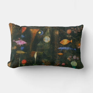 Fish Magic - Paul Klee Lumbar Cushion