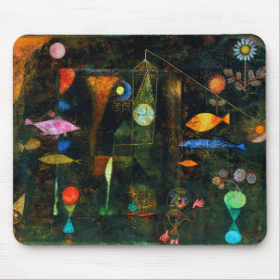 Fish Magic, Paul Klee Mouse Pad