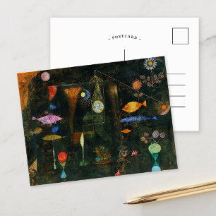 Fish Magic   Paul Klee Postcard
