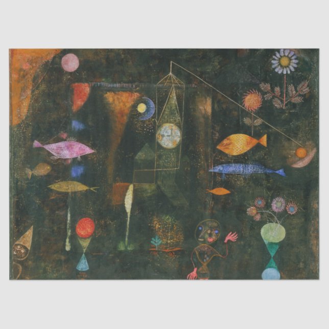 Fish Magic - Paul Klee Tissue Paper (Front)
