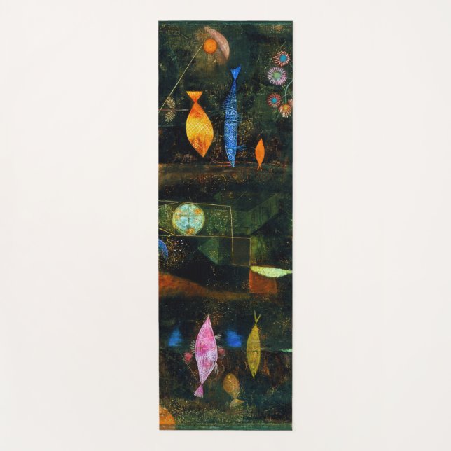 Fish Magic, Paul Klee Yoga Mat (Front)