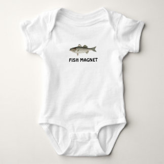 Fish Magnet baby undershirt Bodysuit