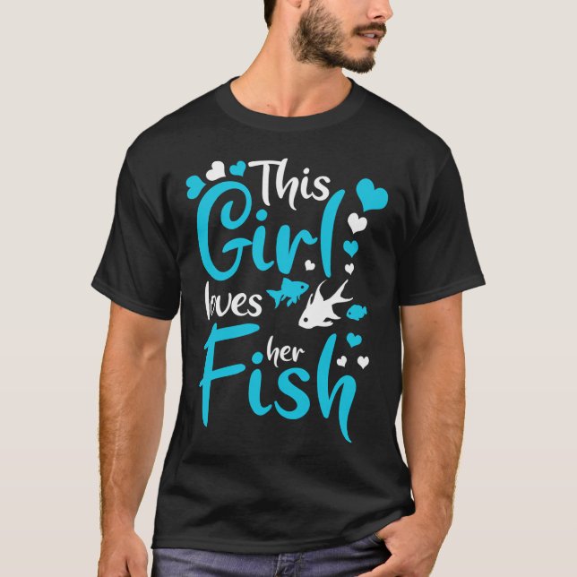 Fish make life betta T-Shirt (Front)