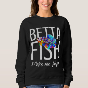 Fish Make Me Happy Active Sweatshirt