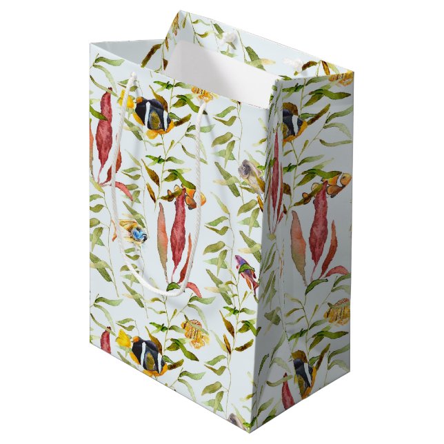 Fish Medium Gift Bag (Front Angled)