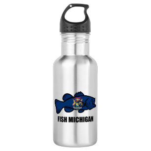 Fish Michigan 532 Ml Water Bottle