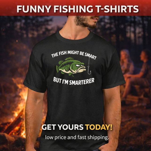 Fish Might Be Smart | Funny Fish  T-Shirt (Creator Uploaded)