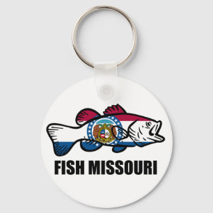 Fish Missouri Key Ring