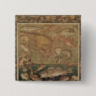 Fish, Molluscs and Crustacea 15 Cm Square Badge