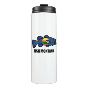 Fish Montana Bass Thermal Tumbler