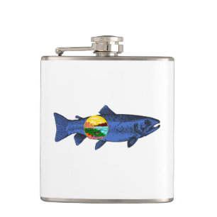 Fish Montana Hip Flask