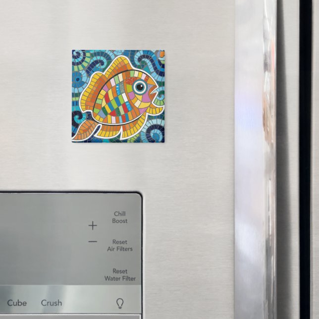 fish mosaic magnet (In Situ (Fridge))