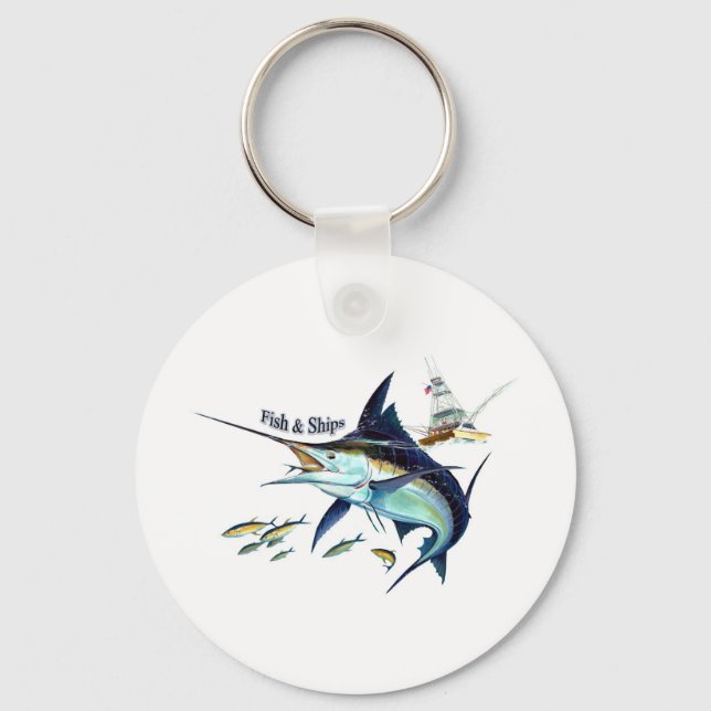 fish n ships key ring (Front)