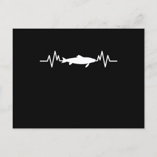 Fish Ocean Design Whale Heartbeat Seal Sea Gift Postcard