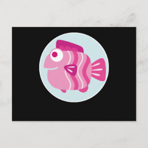 Fish Ocean Design Whale Swimming Seal Fun Sea Gift Postcard