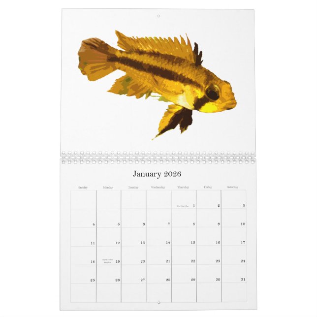 Fish of the World 2010 Calendar (Jan 2026)
