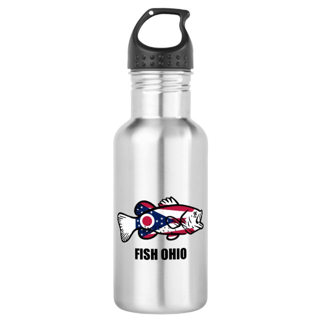 Fish Ohio 532 Ml Water Bottle (Front)