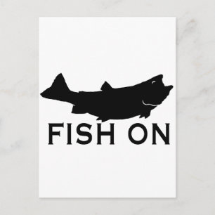 Fish On Postcard