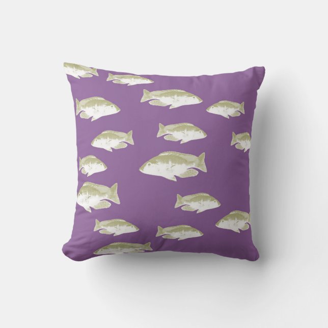 Fish on purple cushion (Front)