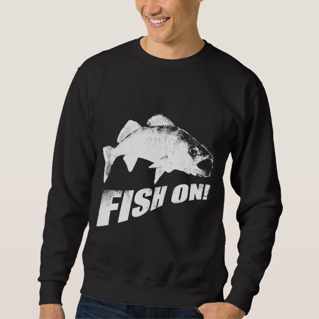 Fish on walleye sweatshirt (Front)