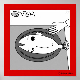 Fish or Girl Poster