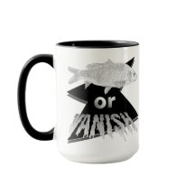 Fish or Vanish Mug - Monochrome